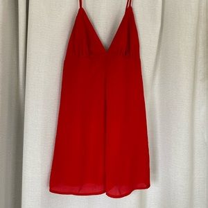 Red Show Me Your Mumu romper